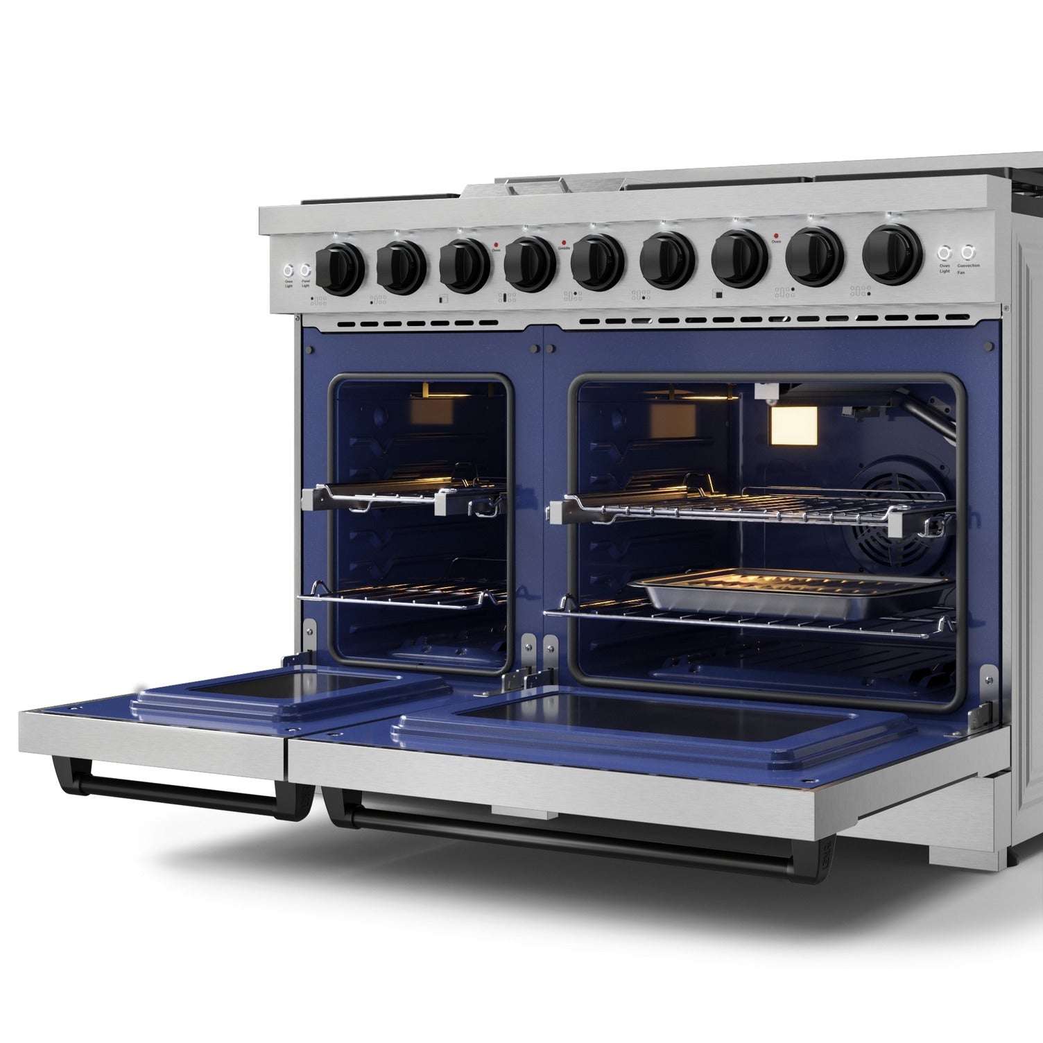 Gordon Ramsay Series 48" Gas Range in Stainless Steel/Black (RSG48E-BLK)