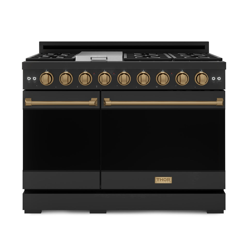 Gordon Ramsay Series 48" Gas Range in Black/Bronze (RSG48EB‑BRZ)