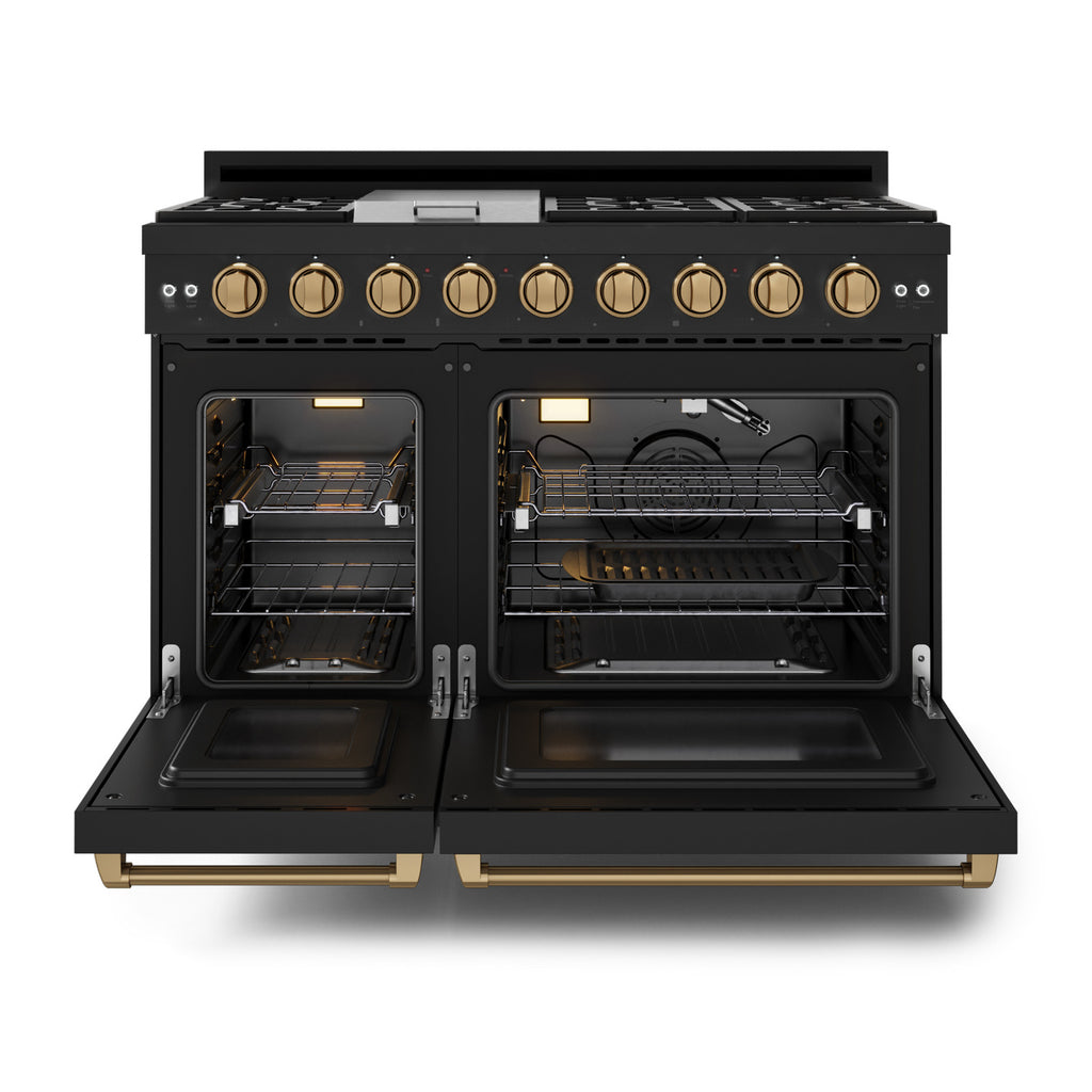 Gordon Ramsay Series 48" Gas Range in Black/Bronze (RSG48EB‑BRZ)