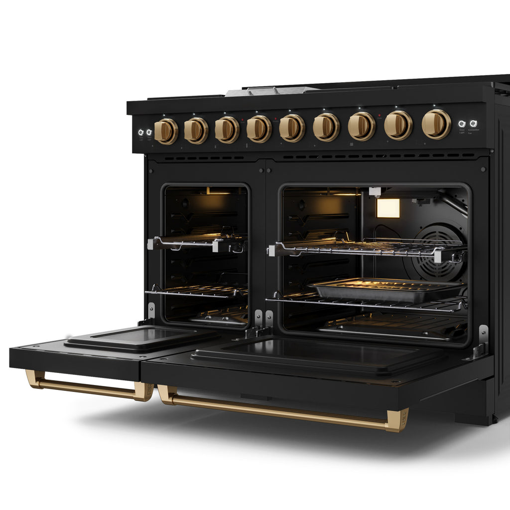 Gordon Ramsay Series 48" Gas Range in Black/Bronze (RSG48EB‑BRZ)