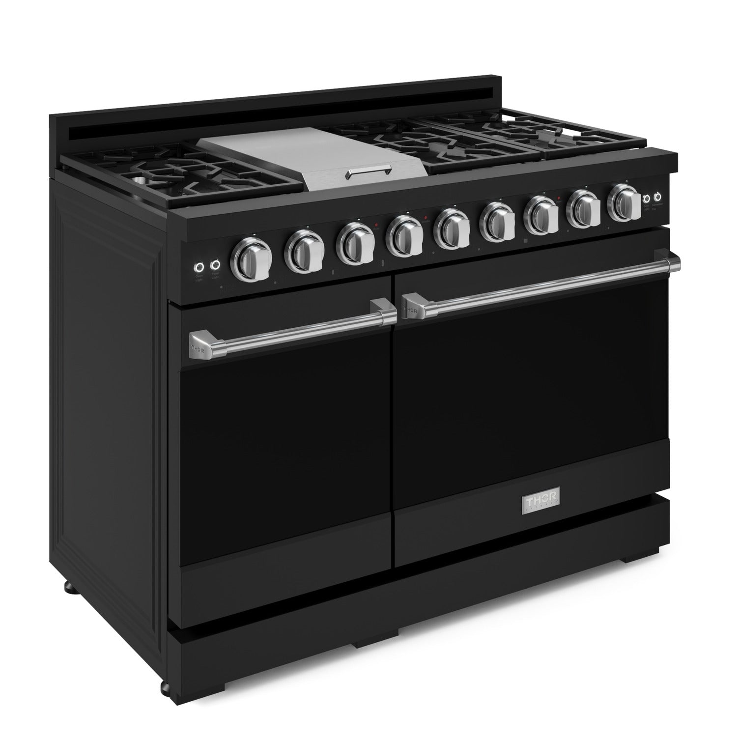 Gordon Ramsay Series 48" Gas Range in Black/Stainless Steel in LP (RSG48EBLP-SS)