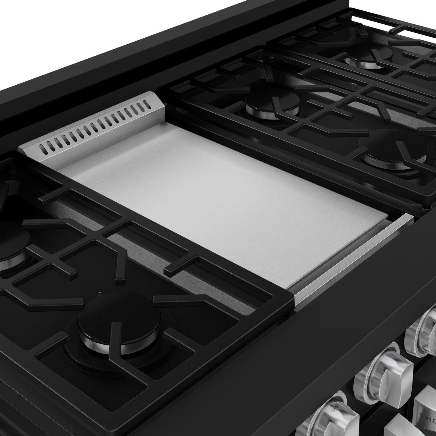Gordon Ramsay Series 48" Gas Range in Black/Stainless Steel in LP (RSG48EBLP-SS)