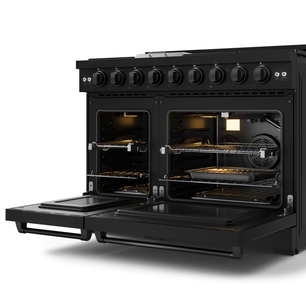 Gordon Ramsay Series 48" Gas Range in Black (RSG48EB)