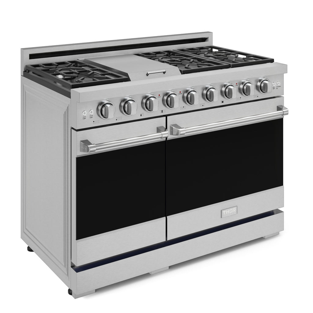 Gordon Ramsay Series 48" Gas Range in Stainless Steel/Black in LP (RSG48ELP-BLK)