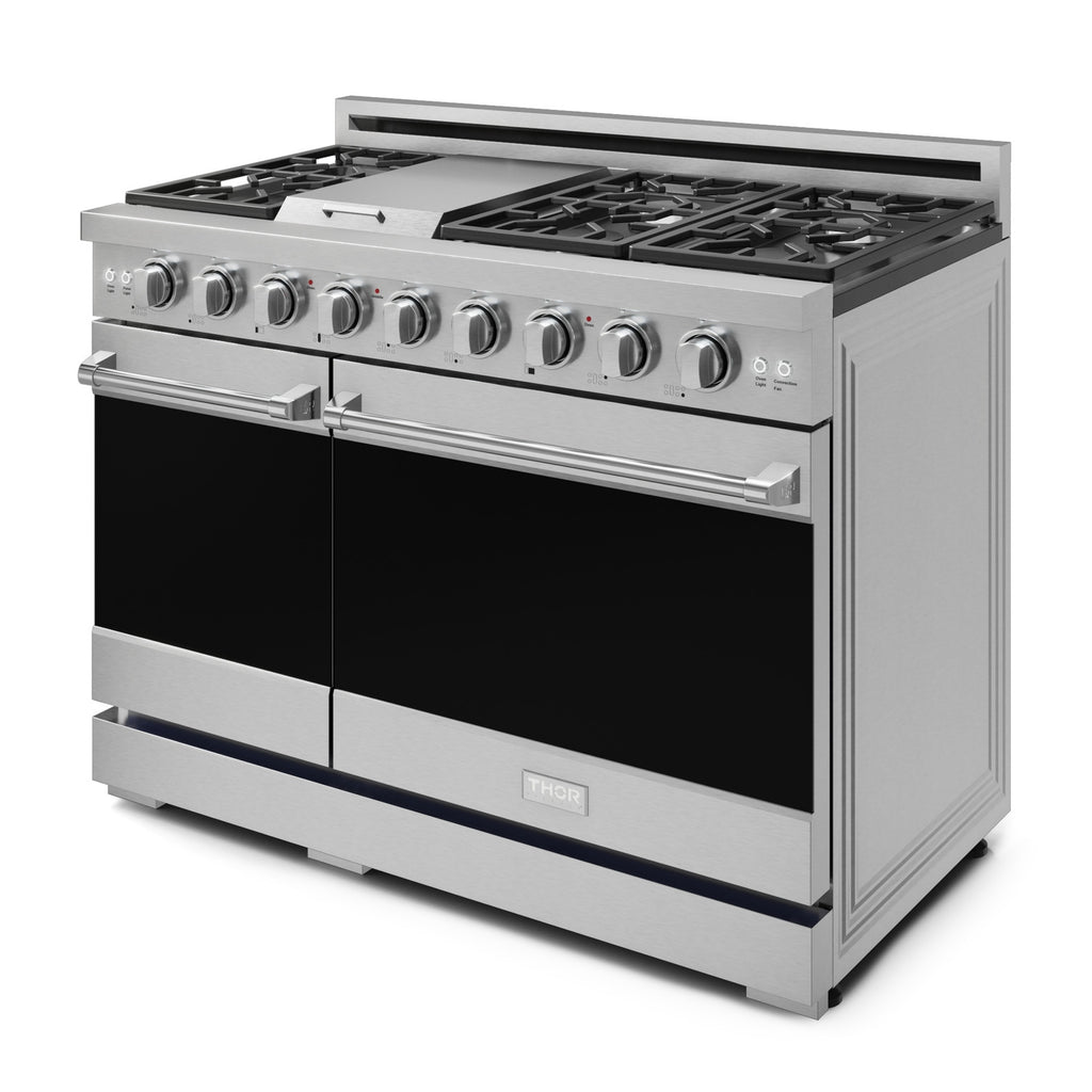 Gordon Ramsay Series 48" Gas Range in Stainless Steel/Black in LP (RSG48ELP-BLK)