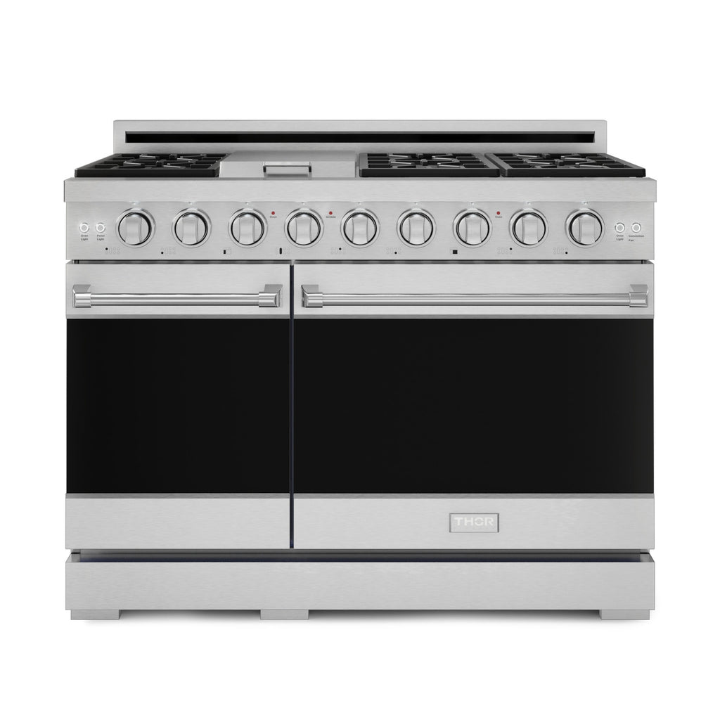Gordon Ramsay Series 48" Gas Range in Stainless Steel/Black in LP (RSG48ELP-BLK)