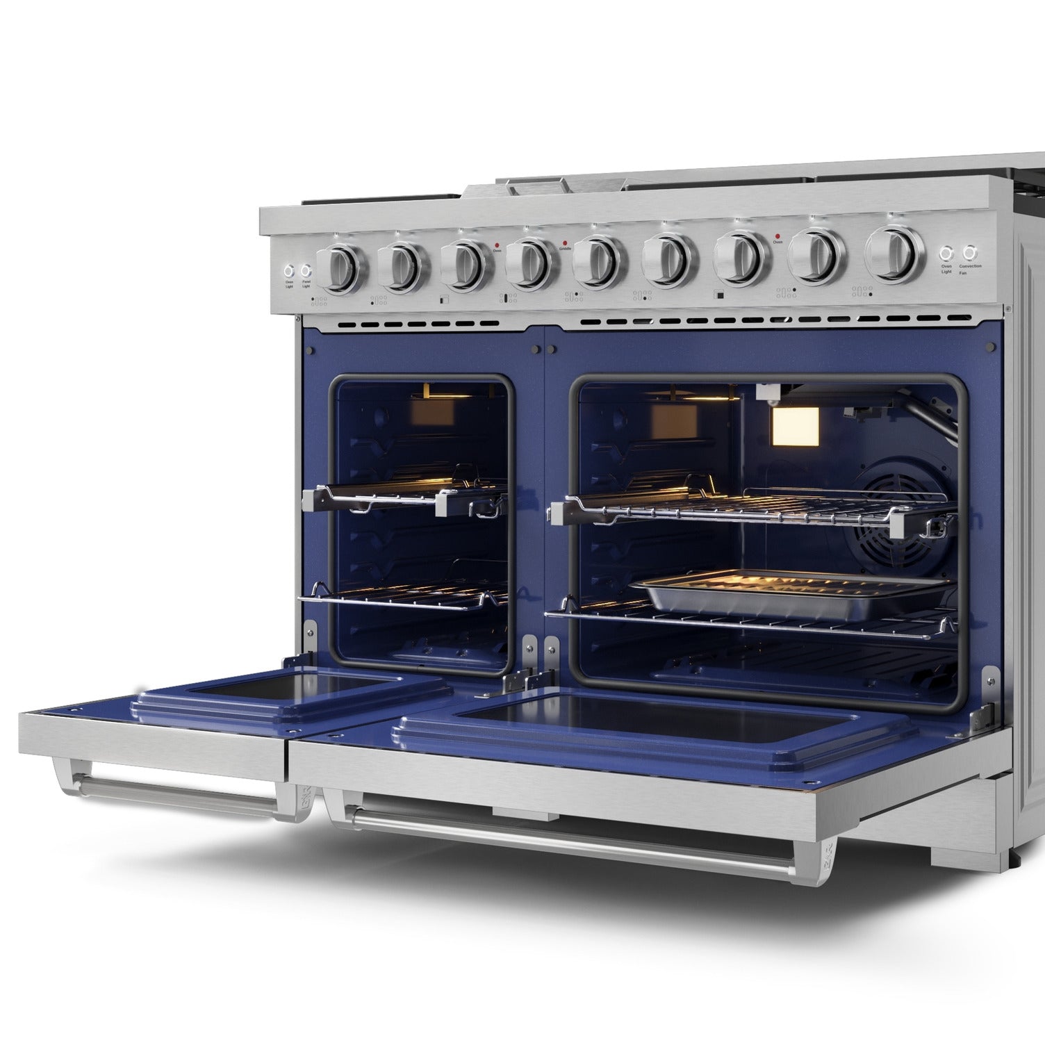 Gordon Ramsay Series 48" Gas Range in Stainless Steel/Black in LP (RSG48ELP-BLK)