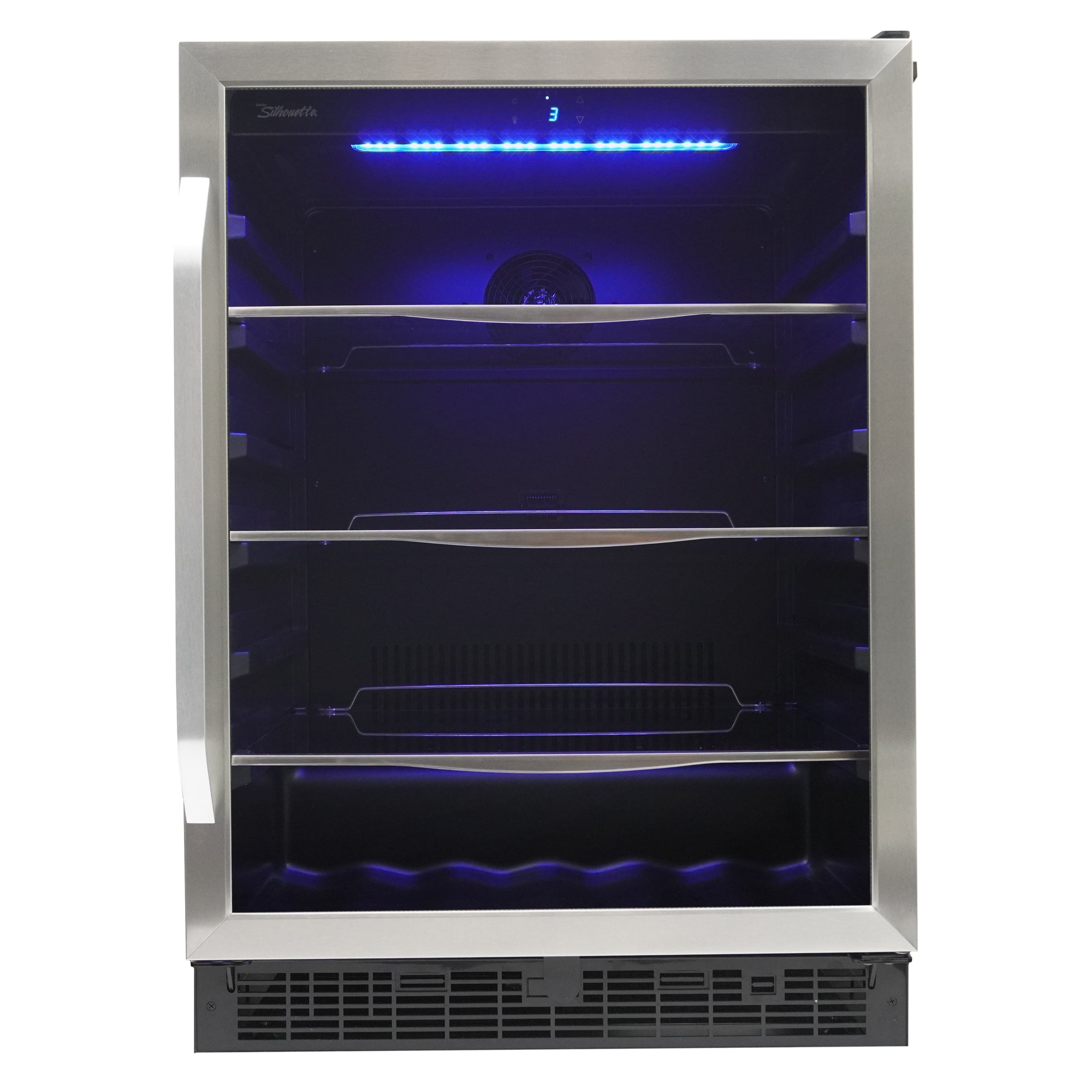 Silhouette - 24" Built-in Beverage Center in Stainless Steel - SBC057D1BSS