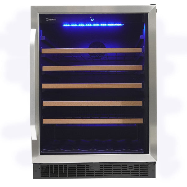 Silhouette - 24" Built-In Wine Cellar in Stainless Steel - SWC057D1BSS