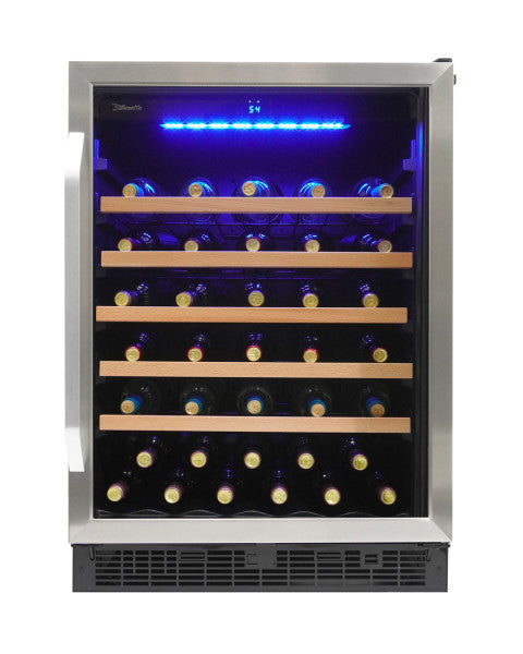 Silhouette - 24" Built-In Wine Cellar in Stainless Steel - SWC057D1BSS