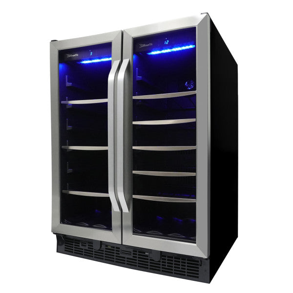 Silhouette - 24" Built-in Beverage Center in Stainless Steel SBC051D1BSS