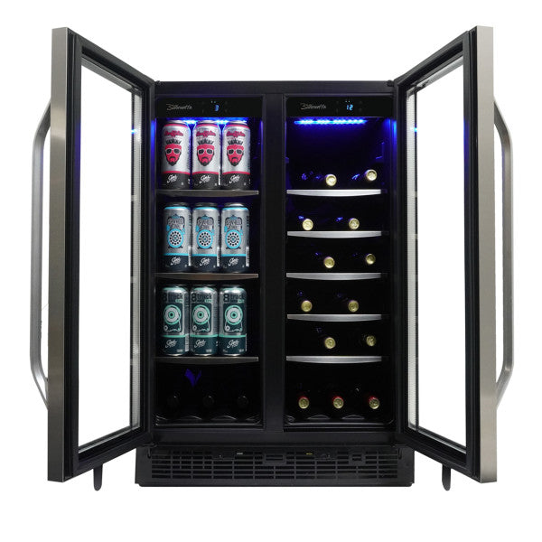 Silhouette - 24" Built-in Beverage Center in Stainless Steel SBC051D1BSS
