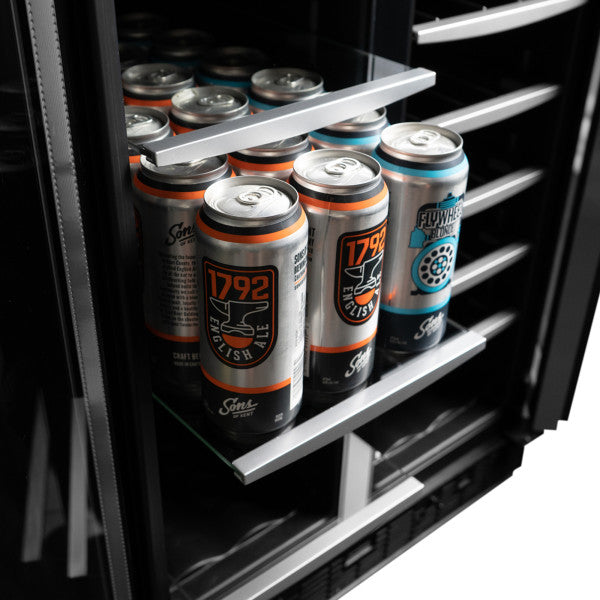 Silhouette - 24" Built-in Beverage Center in Stainless Steel SBC051D1BSS